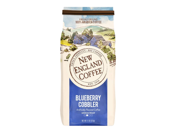 New England Coffee Blueberry Cobbler Ground Coffee
