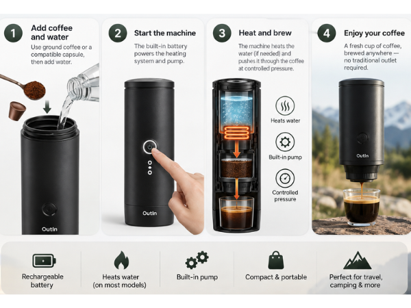What Is a Battery-Powered Coffee Maker and How Does It Work