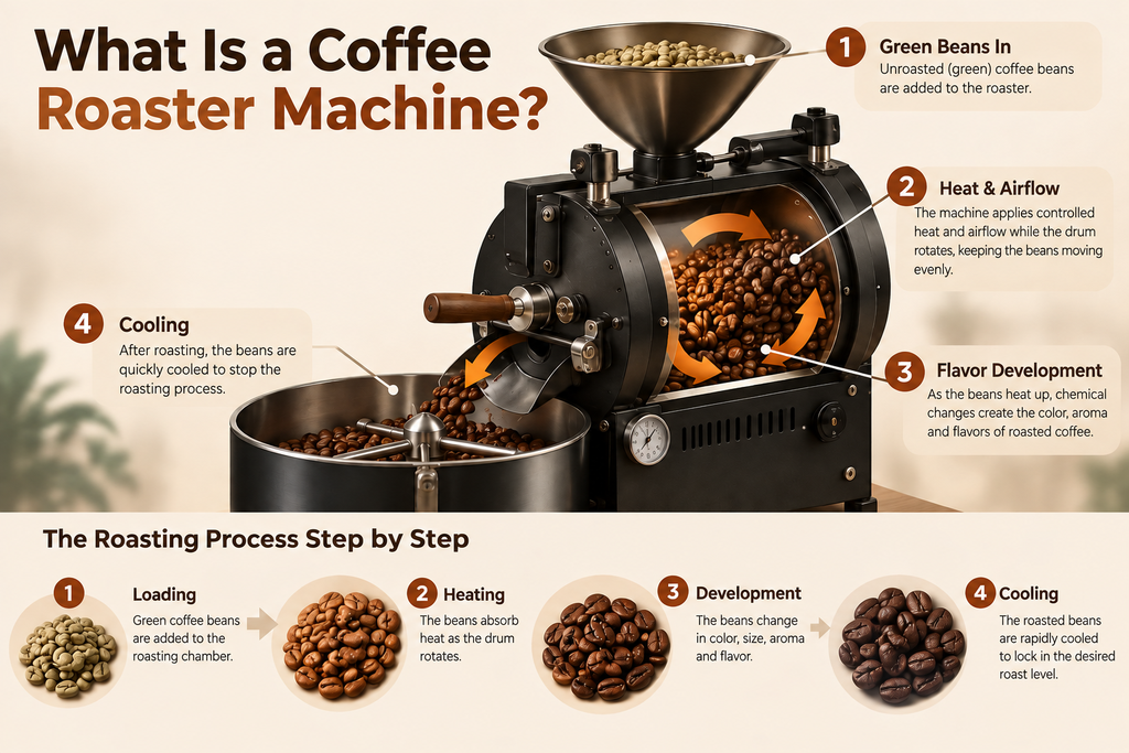 What Is a Coffee Roaster Machine and How Does It Work