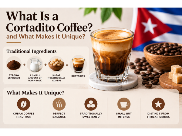 What Is a Cortadito Coffee and What Makes It Unique