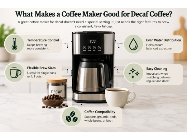 What Makes a Coffee Maker Good for Decaf Coffee