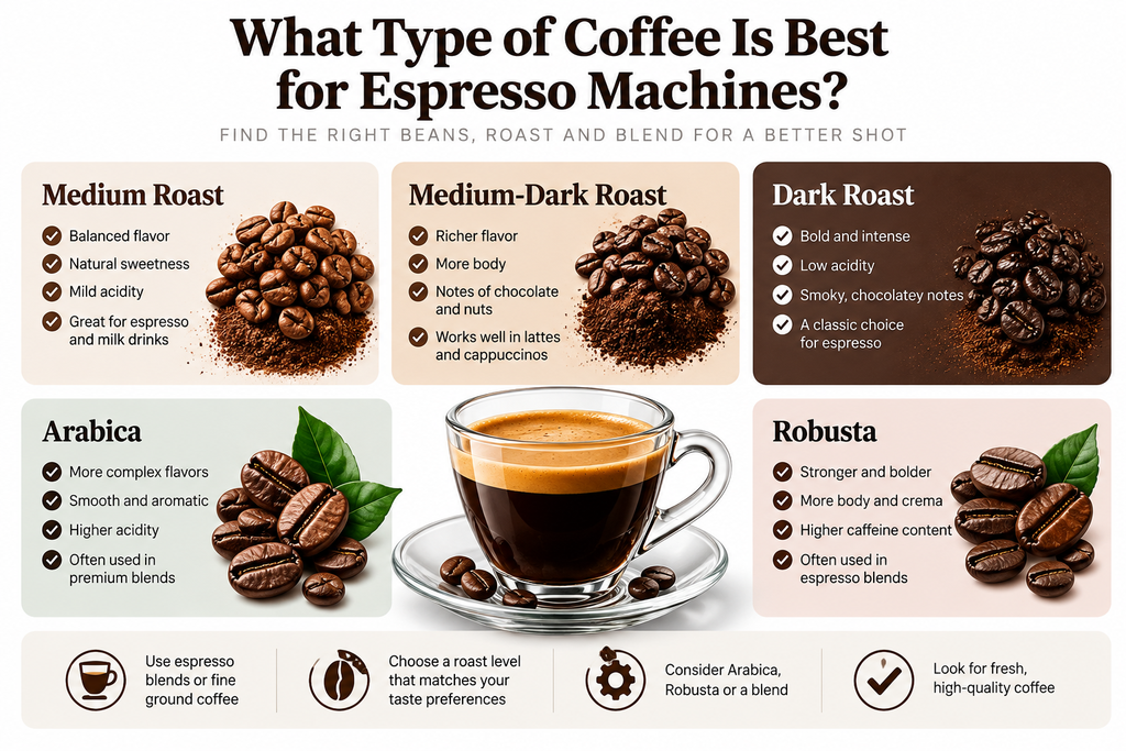 What Type of Coffee Is Best for Espresso Machines