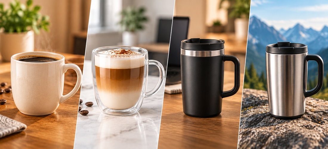 Best Coffee Mugs: Ceramic, Glass, Thermal and Stainless Steel