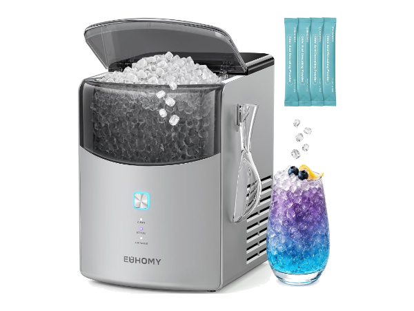 EUHOMY Countertop Nugget Ice Maker